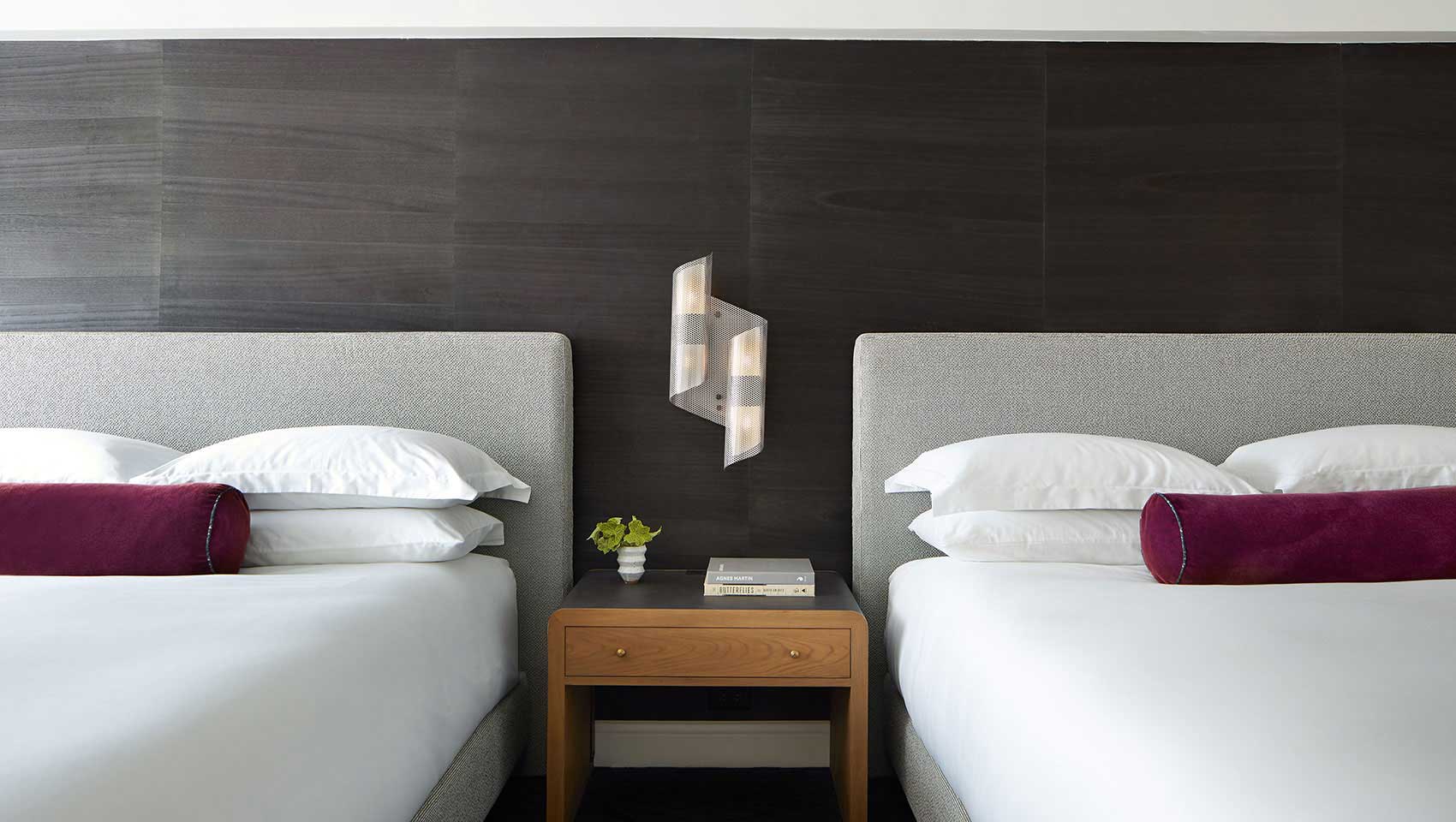 Two beds in guest room at Kimpton Alton Hotel