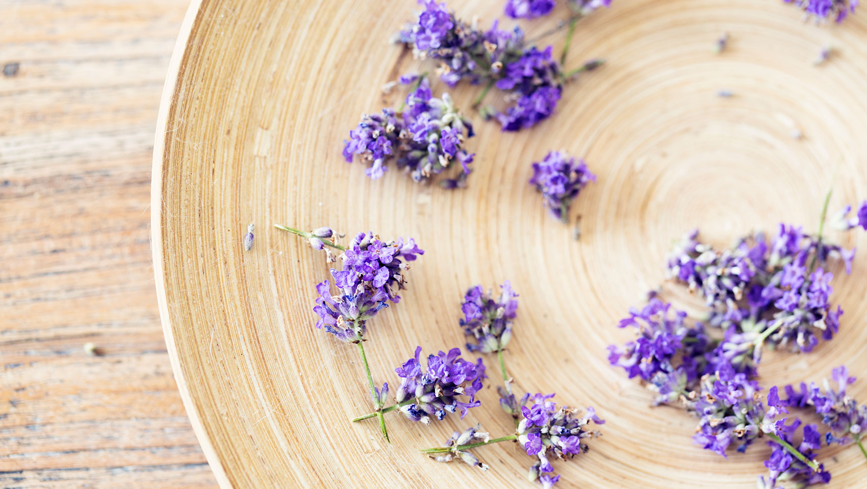 flower petals in a basket